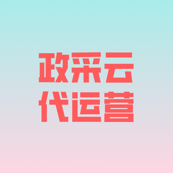 轵城镇政采云代运营